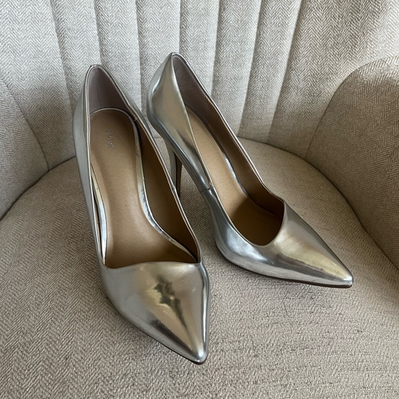 Apt. 9 Shoes - SOLD Chrome Heels
